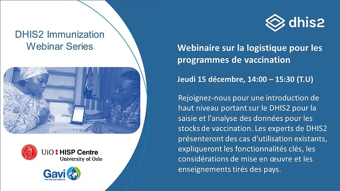 Webinar on LMIS for Immunization WITHOUT LINK French
