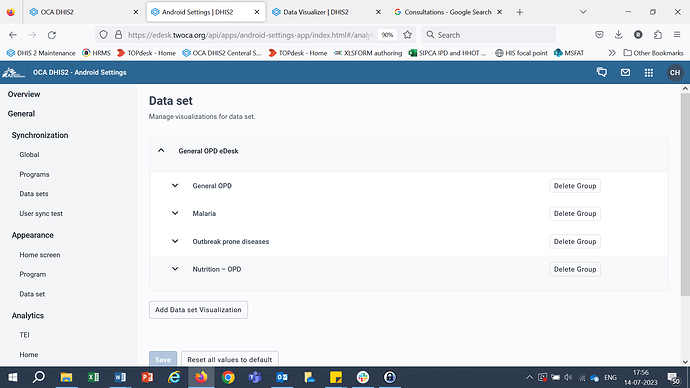 eDesk visualization