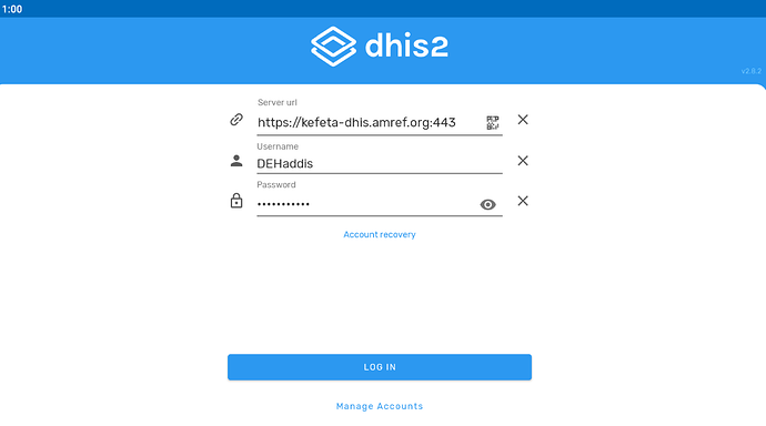 dhis2 error